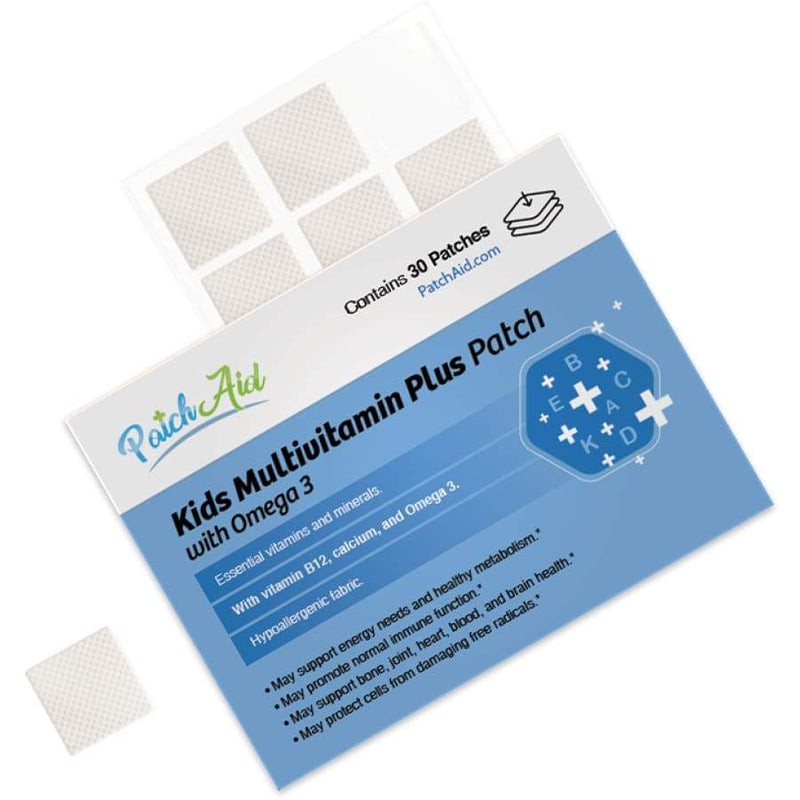 Kids Multivitamin Plus Topical Patch with Omega-3 by PatchAid - High-quality Vitamin Patch by PatchAid at 
