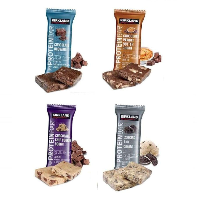 Kirkland Signature Protein Bars - 4- Flavor Variety Pack - High-quality Protein Bars by Kirkland at 