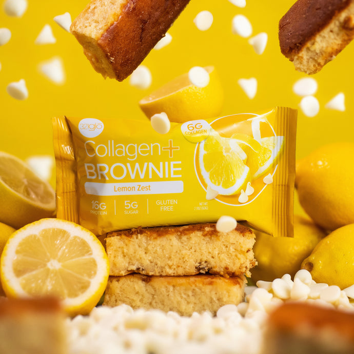 321Glo Collagen+Brownie - Lemon Zest - High-quality Cakes & Cookies by 321Glo at 