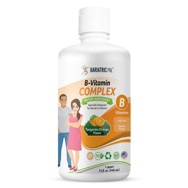 Liquid B-Vitamin Complex (Tangerine Orange Flavor) by BariatricPal - High-quality B Vitamins by BariatricPal at 