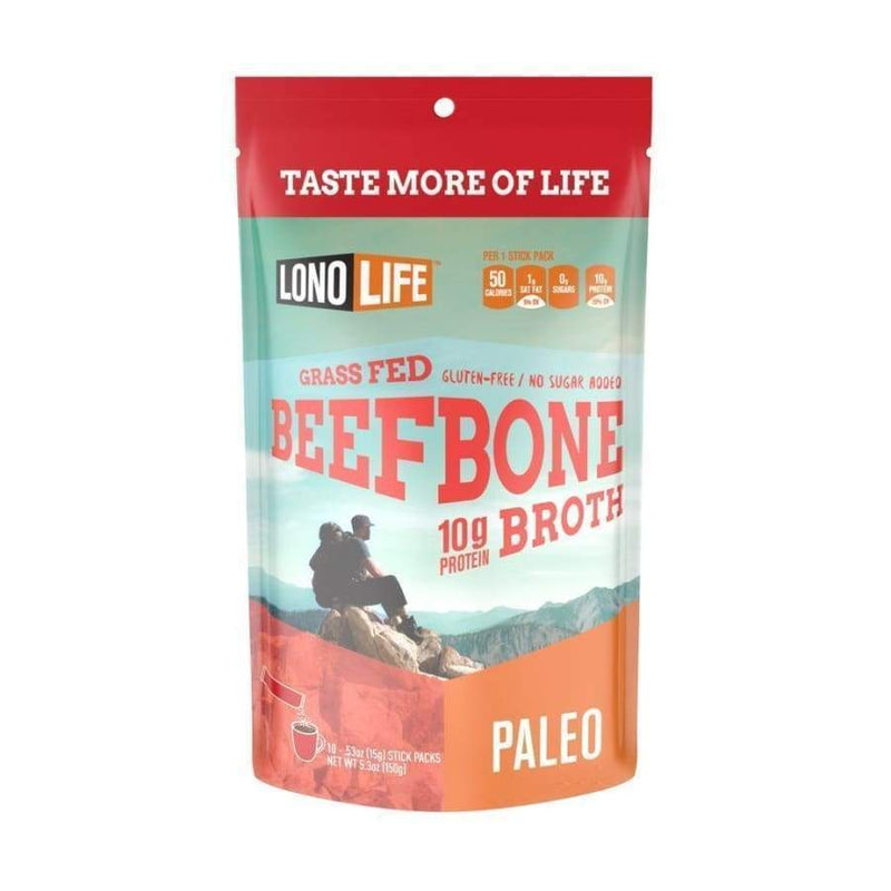 LonoLife Grass-Fed Beef Bone Broth Powder with 10g Protein - Stick Packs - High-quality Bone Broth by Lonolife at 