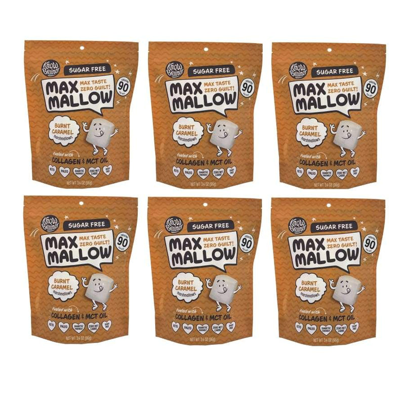 Max Mallow Low Carb Keto Marshmallows by Know Brainer Foods - Burnt Caramel - High-quality Candies by Know Brainer Foods at 