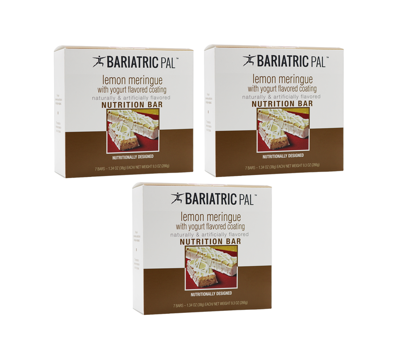 BariatricPal 10g Protein Snack Bars - Lemon Meringue Bar - High-quality Protein Bars by BariatricPal at 
