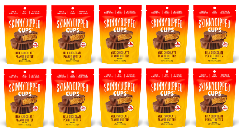 SkinnyDipped Cups - Milk Chocolate Peanut Butter - High-quality Candies by SkinnyDipped at 