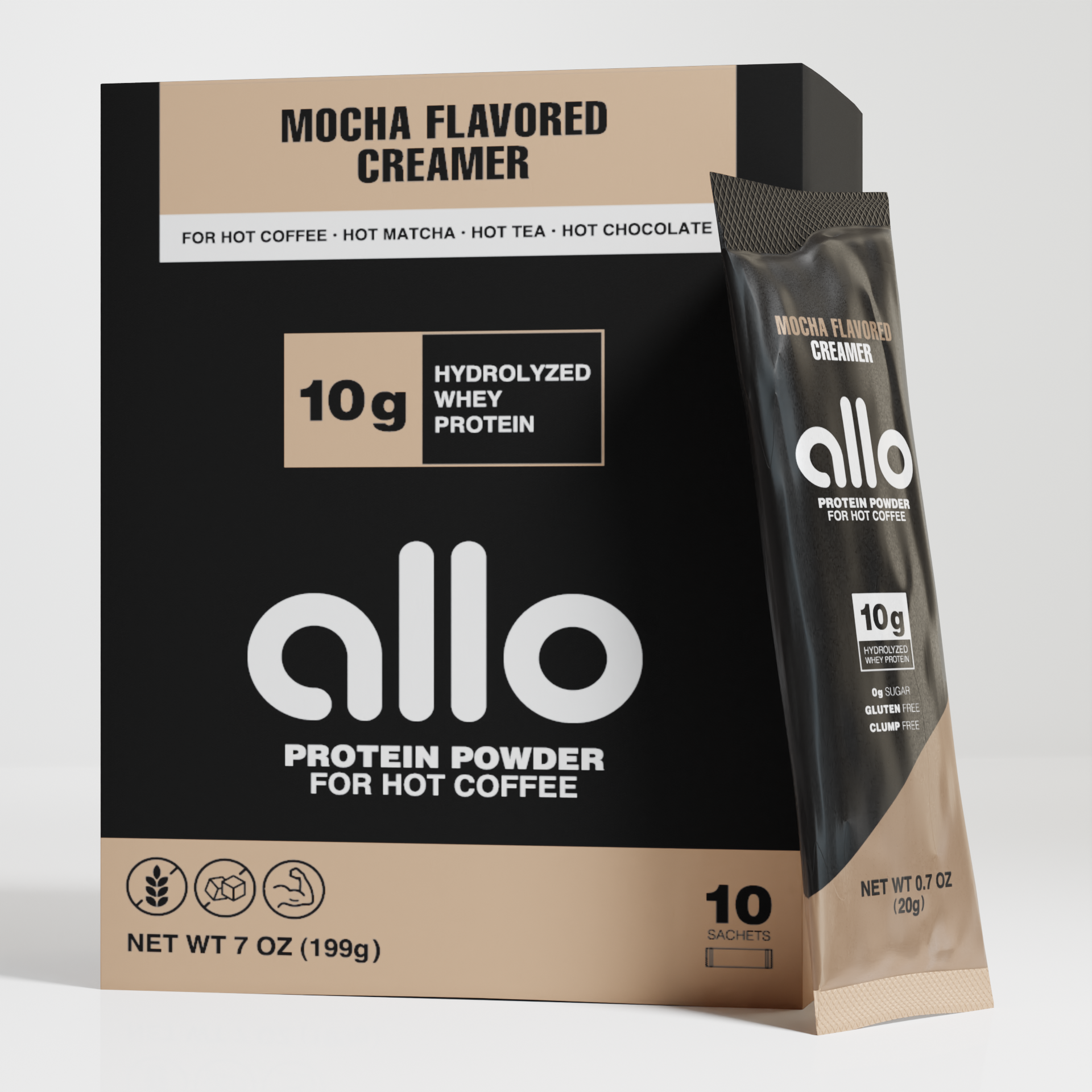 #Flavor_Mocha #Size_Box of 10 Packets