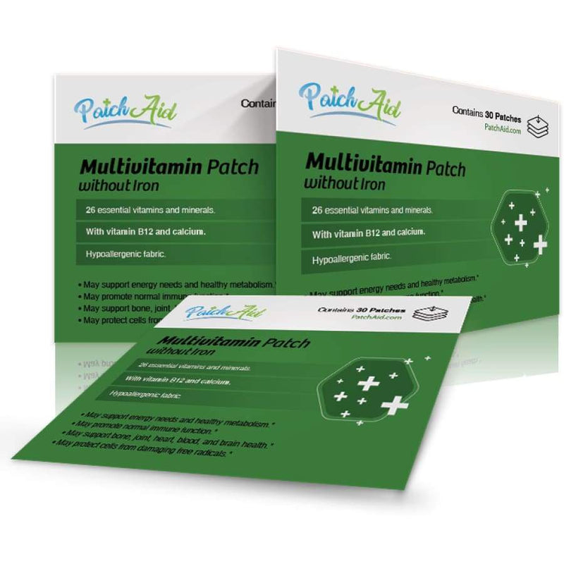 MultiVitamin Plus Topical Patch without Iron by PatchAid - High-quality Vitamin Patch by PatchAid at 