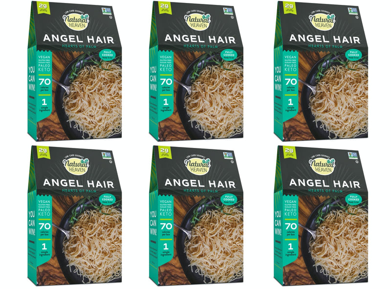 Ready Pasta Hearts of Palm Noodles by Natural Heaven - Angel Hair - High-quality Pasta by Natural Heaven at 