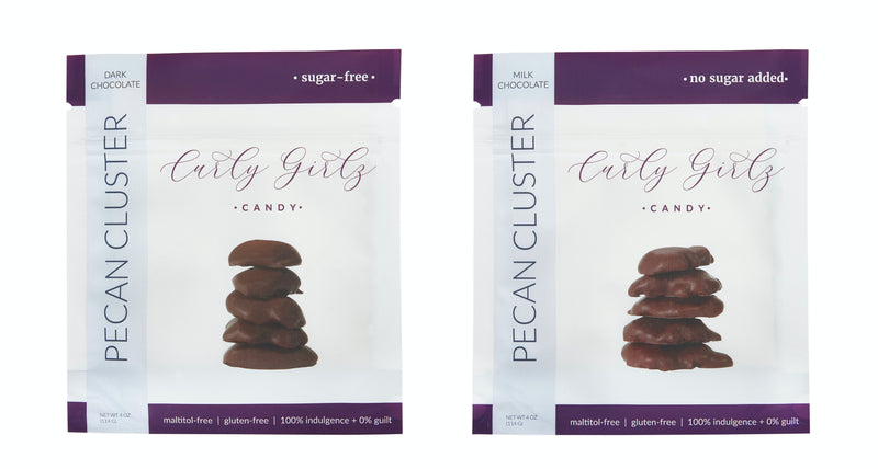 Sugar-Free Pecan Clusters by Curly Girlz Candy - Variety Pack - High-quality Candies by Curly Girlz Candy at 