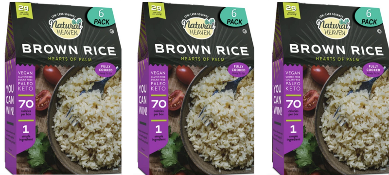 Brown Rice Hearts of Palm by Natural Heaven - High-quality Rice by Natural Heaven at 