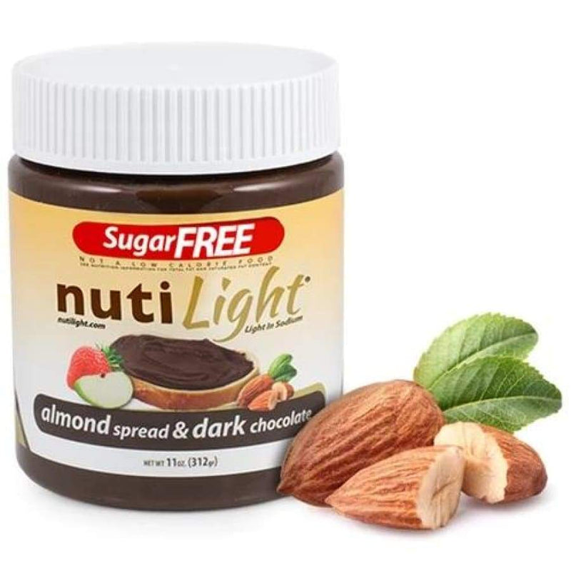 Nutilight Sugar-Free Almond Spread & Dark Chocolate - High-quality Nut Butter by Nutilight at 