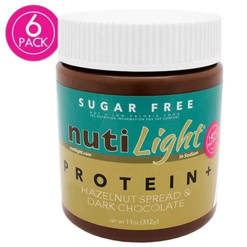 Nutilight Sugar-Free Protein + Hazelnut Spread & Dark Chocolate - High-quality Nut Butter by Nutilight at 