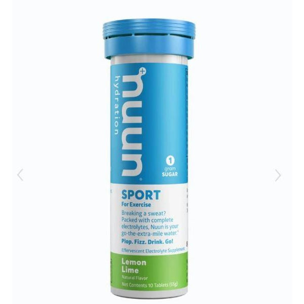 Nuun Sport Hydration & Electrolyte Replacement Tablets - Lemon Lime - High-quality Hydration Tablets by Nuun Hydration at 