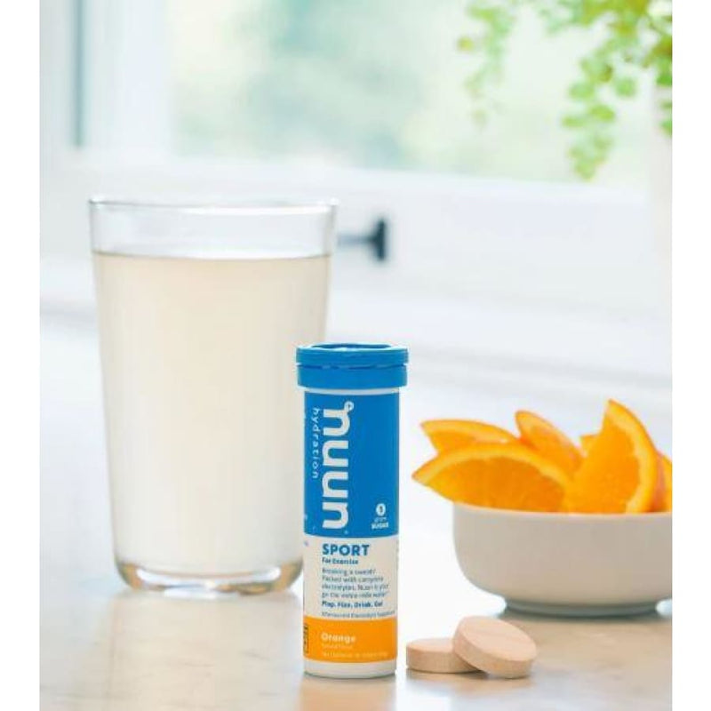 Nuun Sport Hydration & Electrolyte Replacement Tablets - Orange - High-quality Hydration Tablets by Nuun Hydration at 