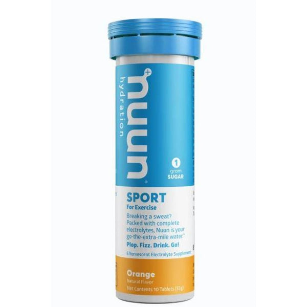 Nuun Sport Hydration & Electrolyte Replacement Tablets - Orange - High-quality Hydration Tablets by Nuun Hydration at 