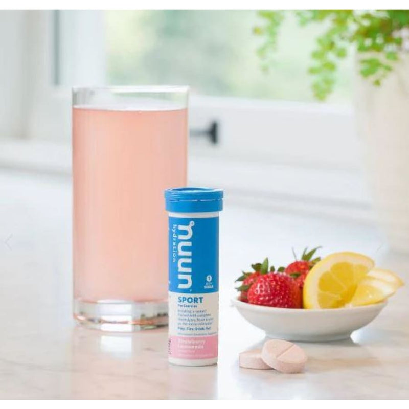 Nuun Sport Hydration & Electrolyte Replacement Tablets - Strawberry Lemonade - High-quality Hydration Tablets by Nuun Hydration at 