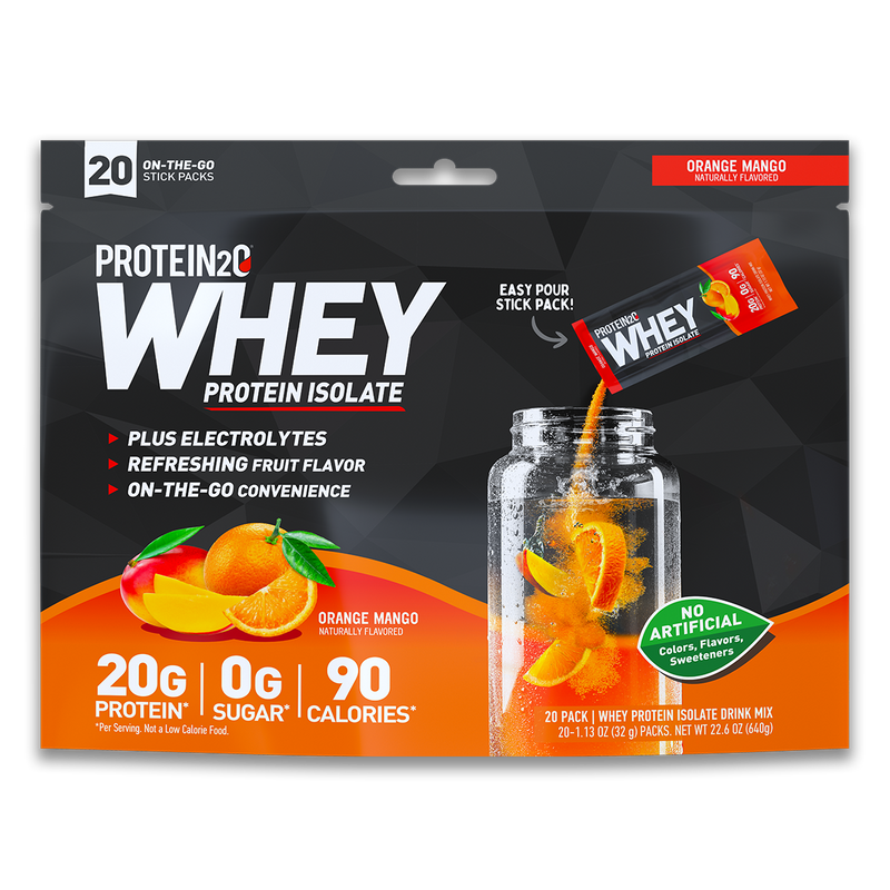 Protein2o Whey Protein Isolate Powder - Orange Mango