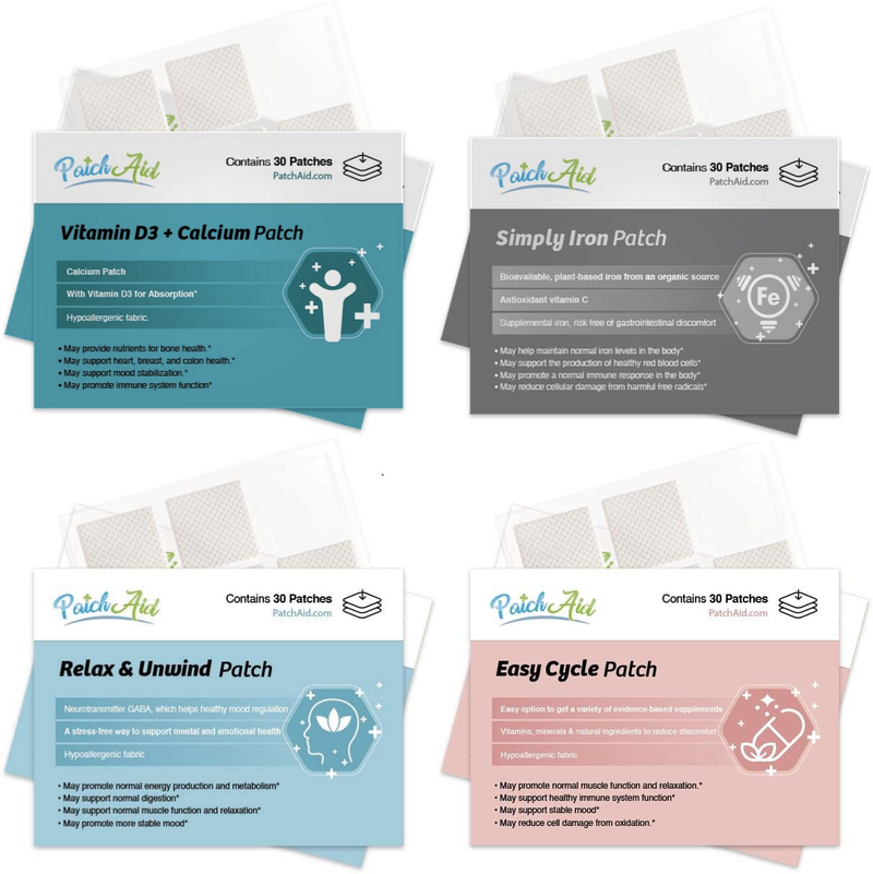 PMS Support Patch Pack by PatchAid - High-quality Vitamin Patch by PatchAid at 