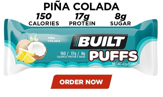 Built Bar Protein Puffs - Piña Colada - High-quality Protein Bars by Built Bar at 