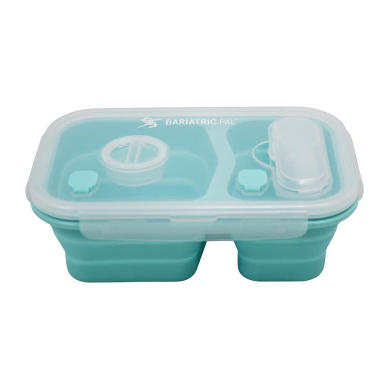 Portion Control Bento Lunch Box, Storage Container & Plate by BariatricPal  - Collapsible, Leak-Proof & Available in 2 Colors! by BariatricPal -  Exclusive Offer at $14.99 on Netrition