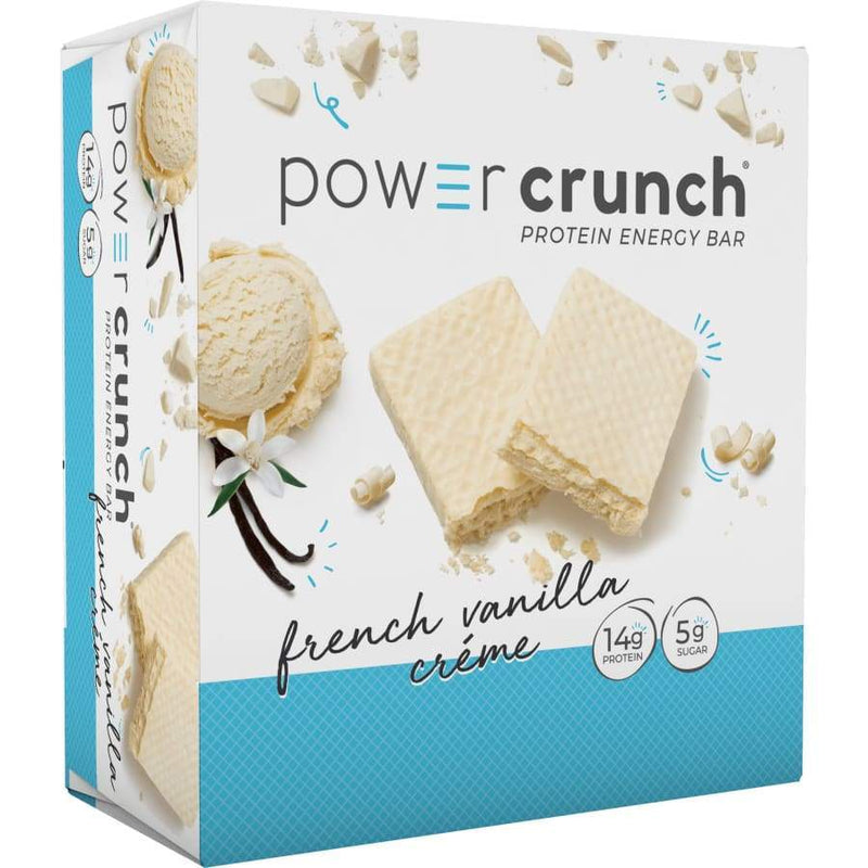 Power Crunch Protein Energy Wafer Bar – French Vanilla Creme - High-quality Protein Bars by Power Crunch at 