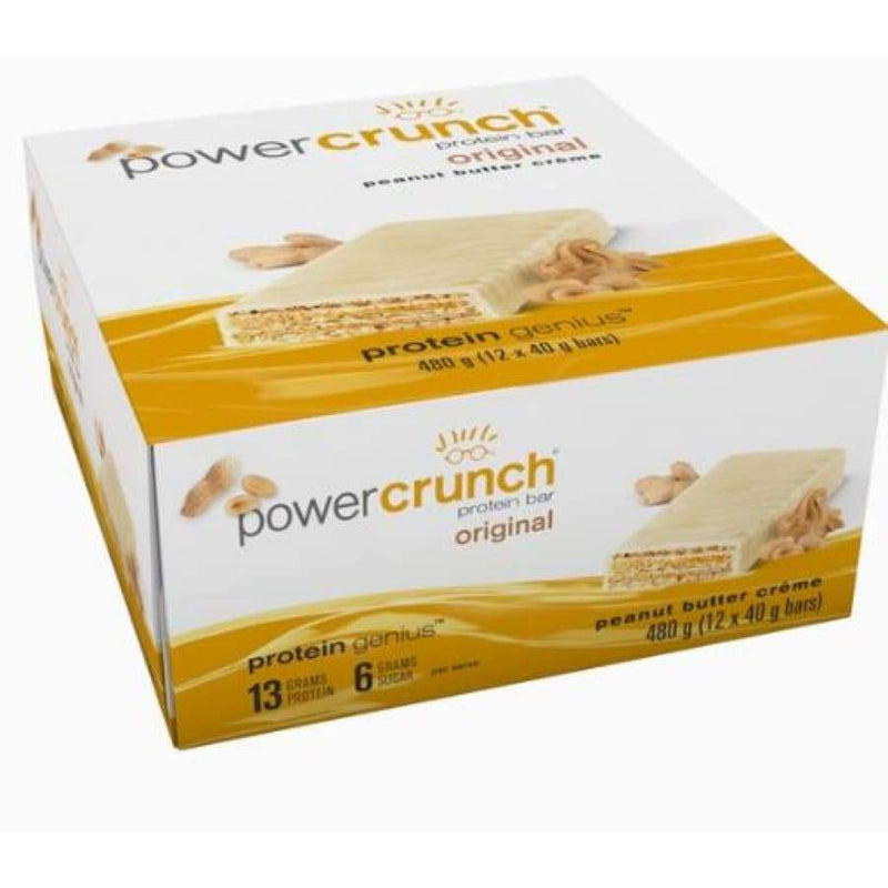 Power Crunch Protein Energy Wafer Bar – Peanut Butter Creme - High-quality Protein Bars by Power Crunch at 