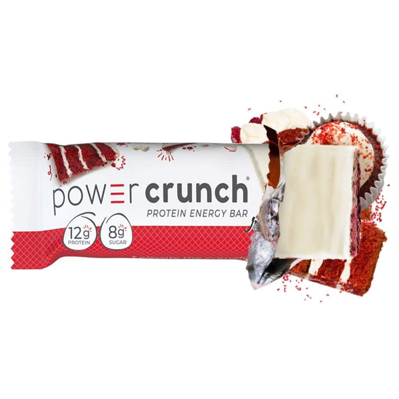 Power Crunch Protein Energy Wafer Bar – Red Velvet - High-quality Protein Bars by Power Crunch at 