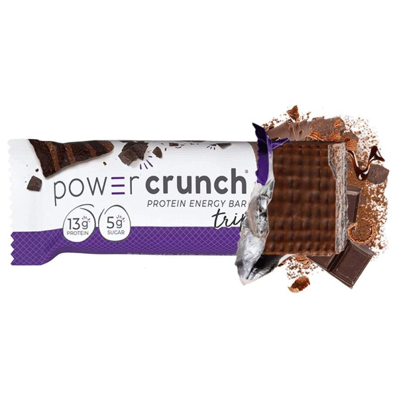 Power Crunch Protein Energy Wafer Bar – Triple Chocolate - High-quality Protein Bars by Power Crunch at 