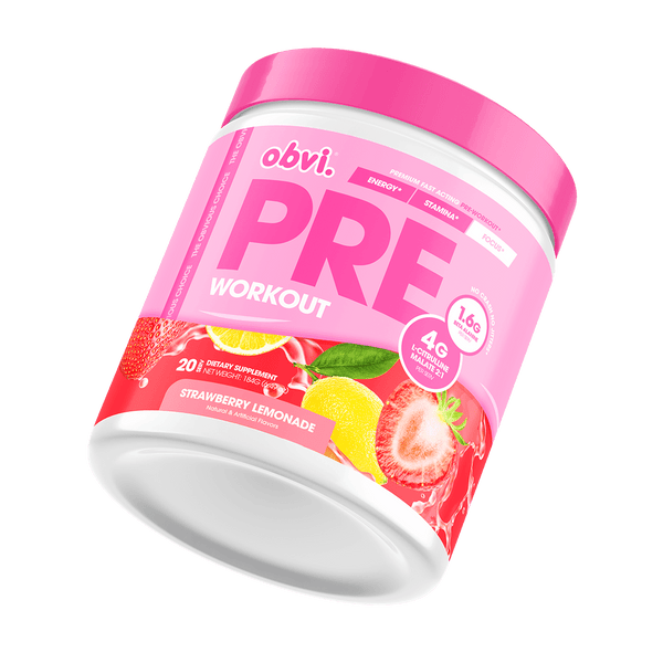 Pre Workout by Obvi - Strawberry Lemonade - High-quality Energy/Pre-Workout by Obvi at 