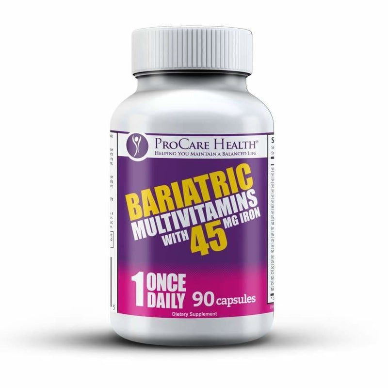ProCare Health "1 per Day!" Bariatric Multivitamin Capsule with 45mg Iron - High-quality Multivitamins by ProCare Health at 