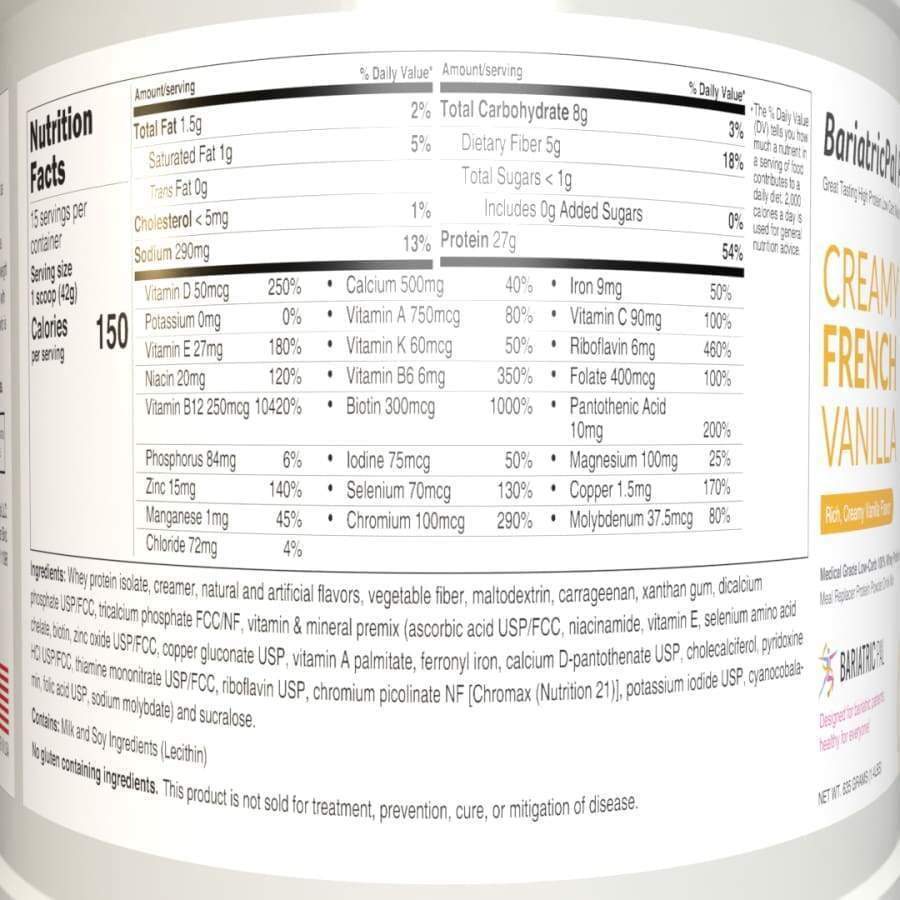 Protein ONE™ Complete Meal Replacement with Multivitamin, Calcium & Iron by BariatricPal - Variety Pack (15 Serving Tubs) - High-quality Protein Powder Tubs by BariatricPal at 