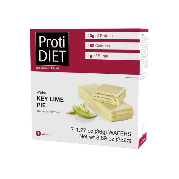 Proti Diet 10g Protein Wafer Bars - Key Lime - High-quality Protein Bars by Proti Diet at 