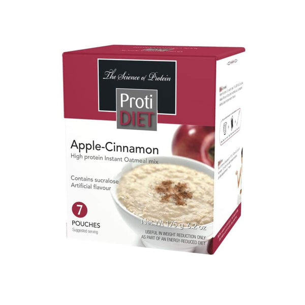 Proti Diet 15g Hot Protein Breakfast - Apple Cinnamon Oatmeal - High-quality Breakfast by Proti Diet at 