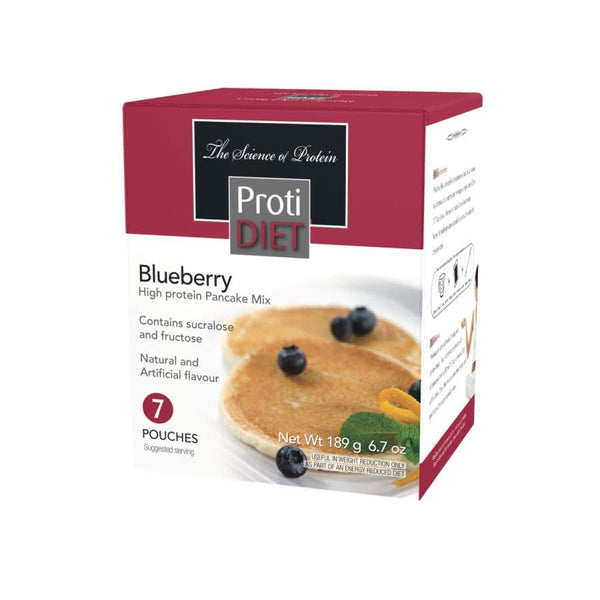 Proti Diet 15g Hot Protein Breakfast - Blueberry Pancake - High-quality Pancake Mix by Proti Diet at 
