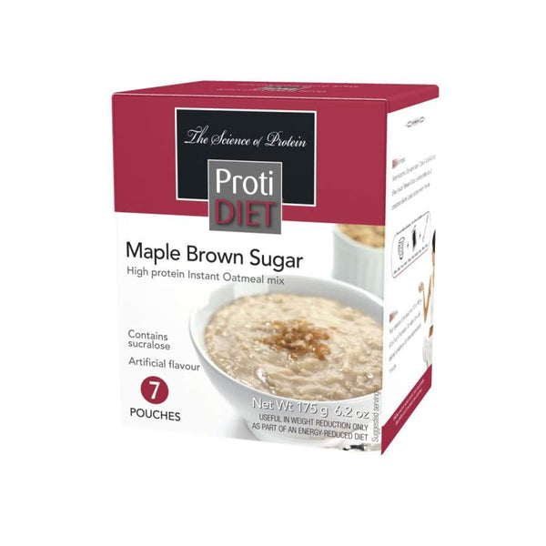 Proti Diet 15g Hot Protein Breakfast - Maple Brown Sugar Oatmeal - High-quality Breakfast by Proti Diet at 