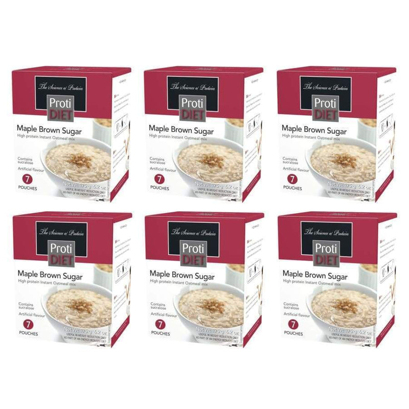 Proti Diet 15g Hot Protein Breakfast - Maple Brown Sugar Oatmeal - High-quality Breakfast by Proti Diet at 