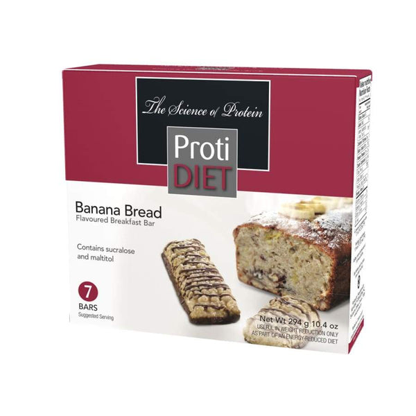 Proti Diet 15g Protein Bars - Banana Bread Breakfast - High-quality Protein Bars by Proti Diet at 