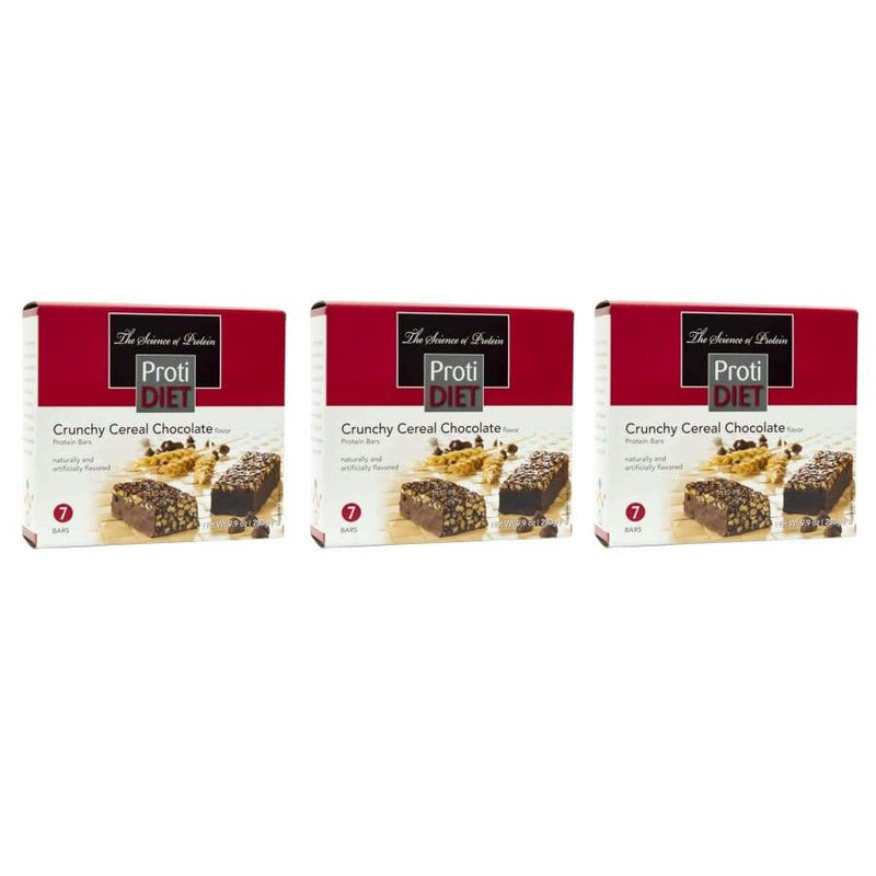 Proti Diet 15g Protein Bars - Crunchy Cereal Chocolate - High-quality Protein Bars by Proti Diet at 