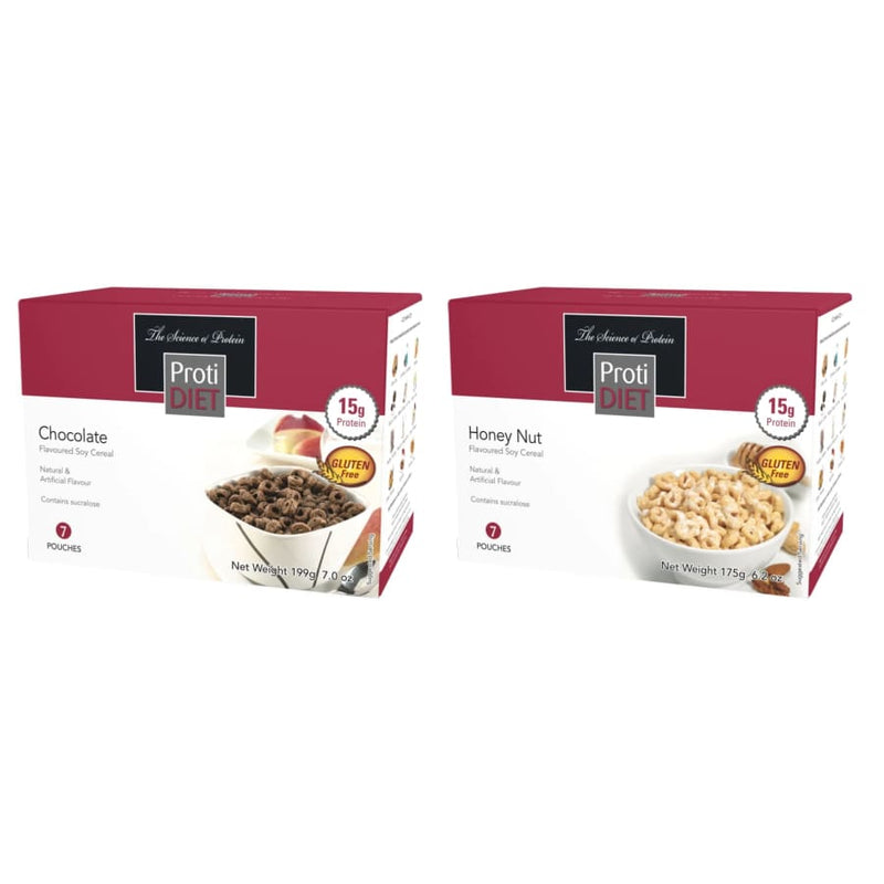 Proti Diet 15g Protein Cereal - Variety Pack - High-quality Cereal by Proti Diet at 