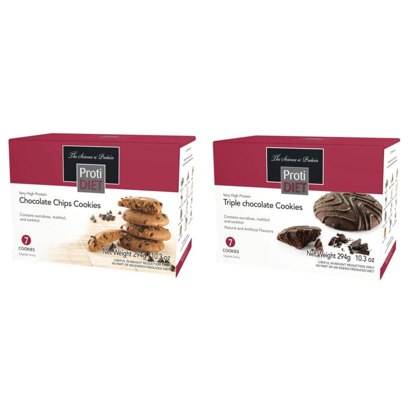 Proti Diet 15g Protein Cookies - Variety Pack - High-quality Protein Cookies by Proti Diet at 
