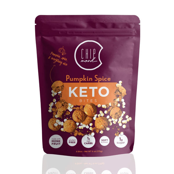 ChipMonk Soft-Baked Low-Carb Keto Cookie Bites - Pumpkin Spice - High-quality Cakes & Cookies by ChipMonk at 