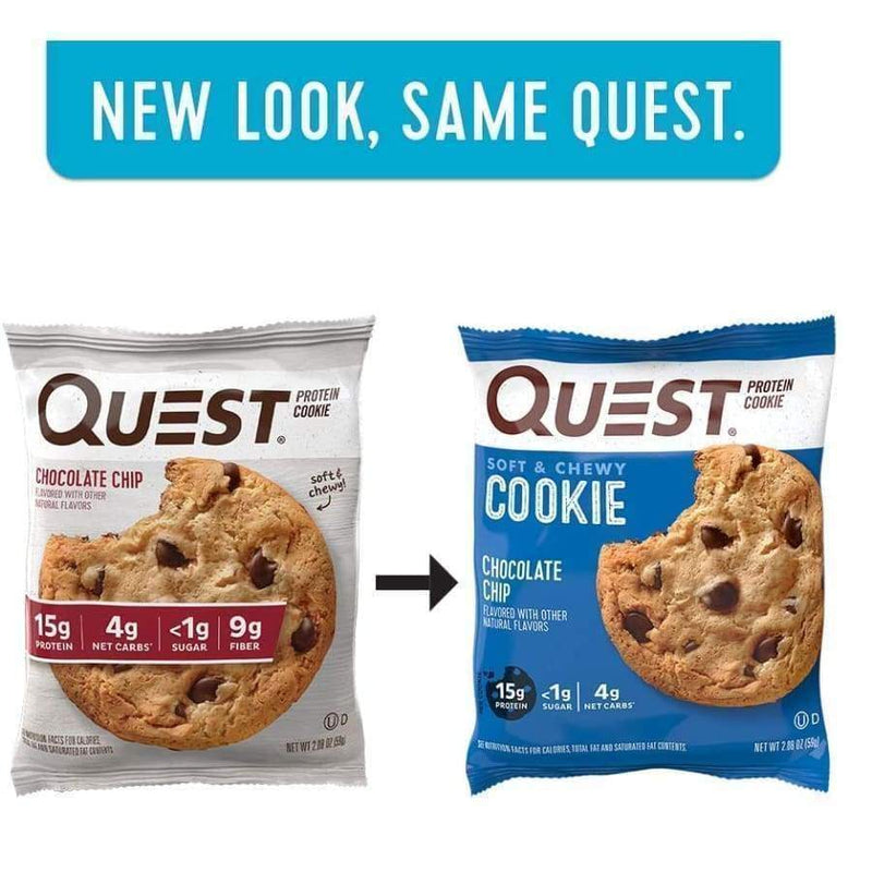 Quest Protein Cookies - 4-Flavor Variety Pack - High-quality Protein Cookies by Quest Nutrition at 