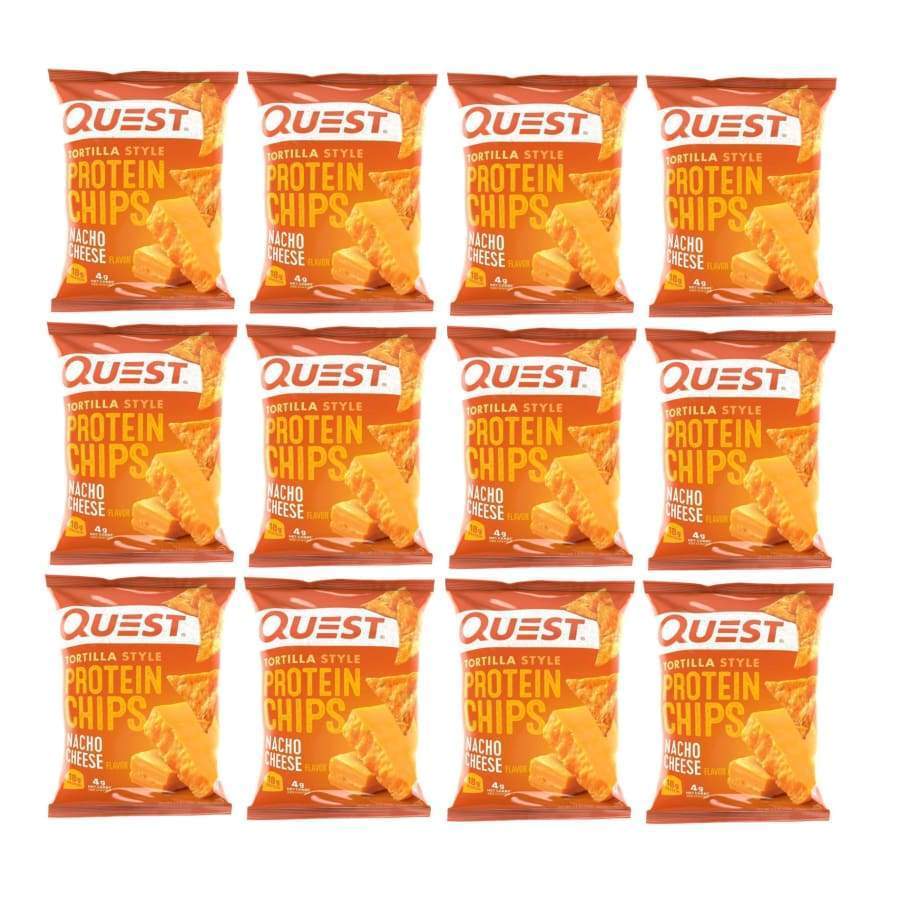 Quest Tortilla Style Protein Chips - Nacho Cheese - High-quality Protein Chips by Quest Nutrition at 