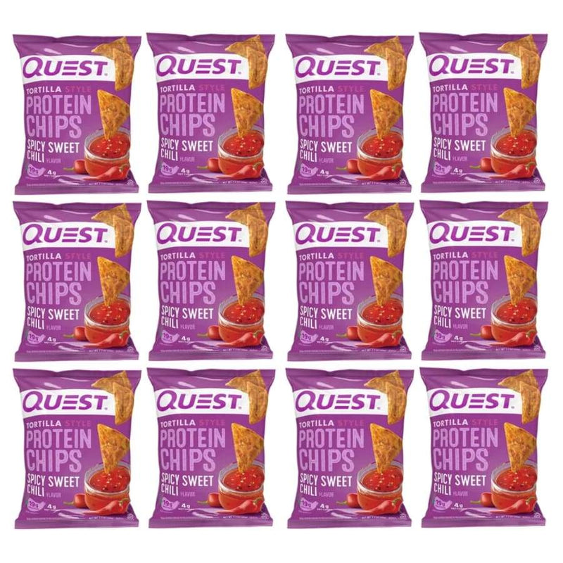 Quest Tortilla Style Protein Chips - Spicy Sweet Chili - High-quality Protein Chips by Quest Nutrition at 