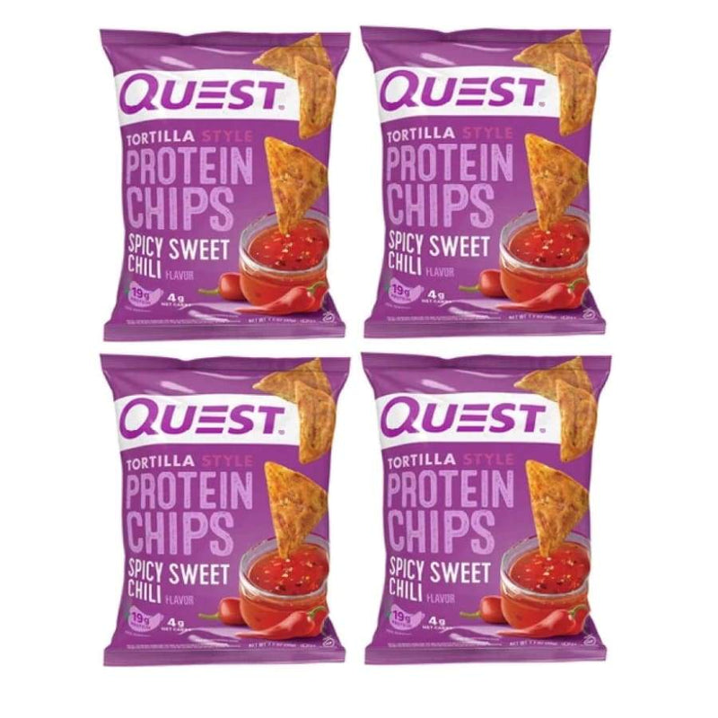 Quest Tortilla Style Protein Chips - Spicy Sweet Chili - High-quality Protein Chips by Quest Nutrition at 
