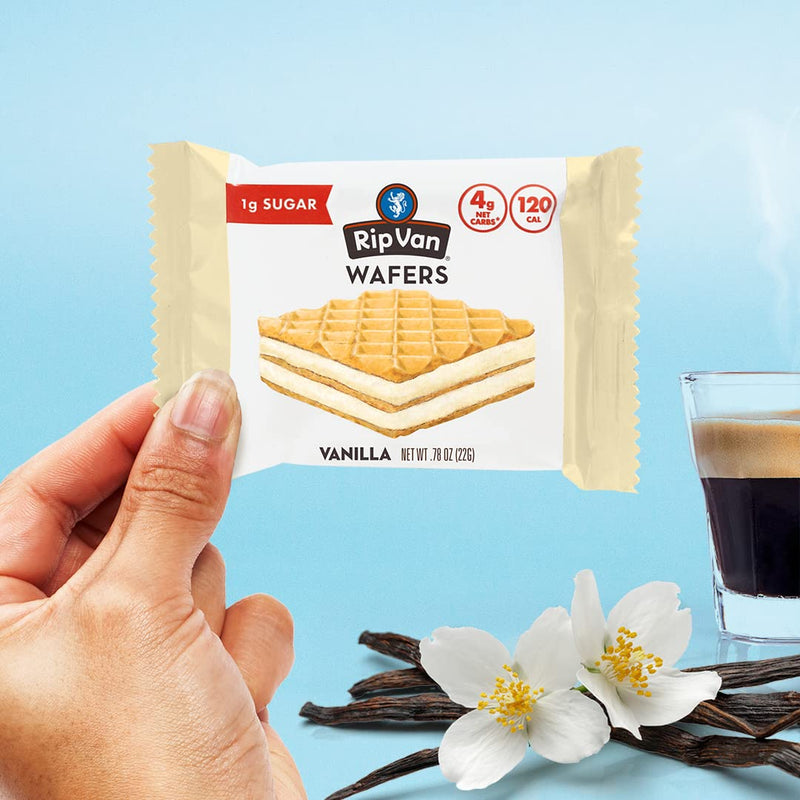 Wafer Snacks by Rip Van - Vanilla - High-quality Food Items by Rip Van at 