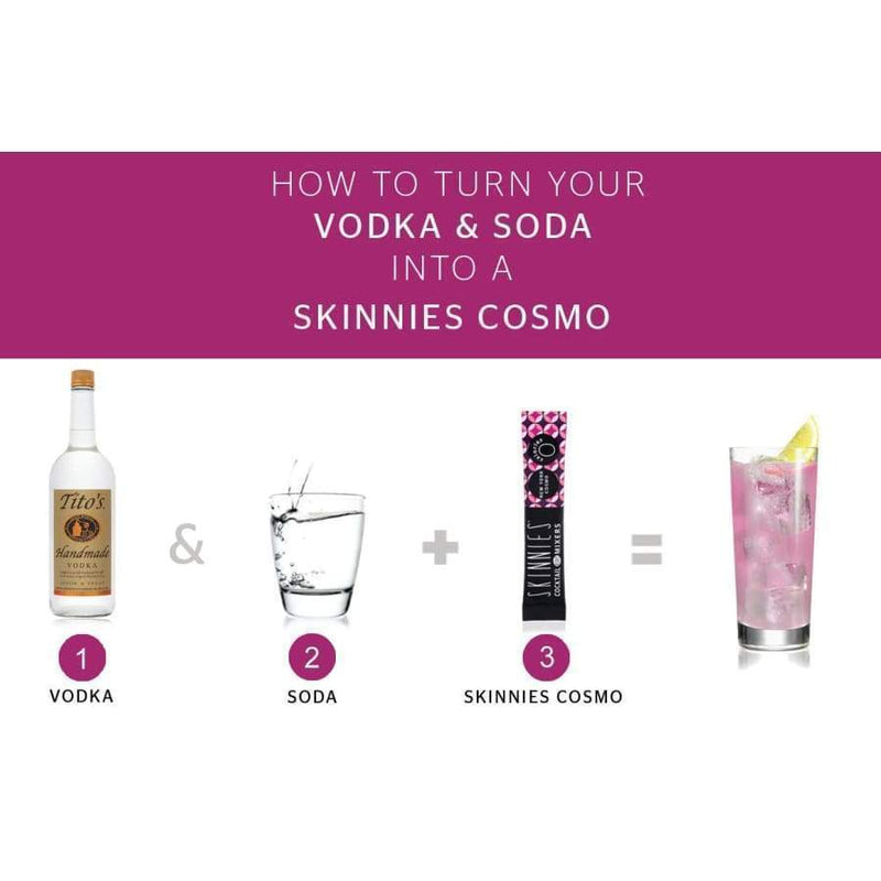 RSVP Skinnies Cocktail Mixer Variety Pack - Zero Sugar Cocktail