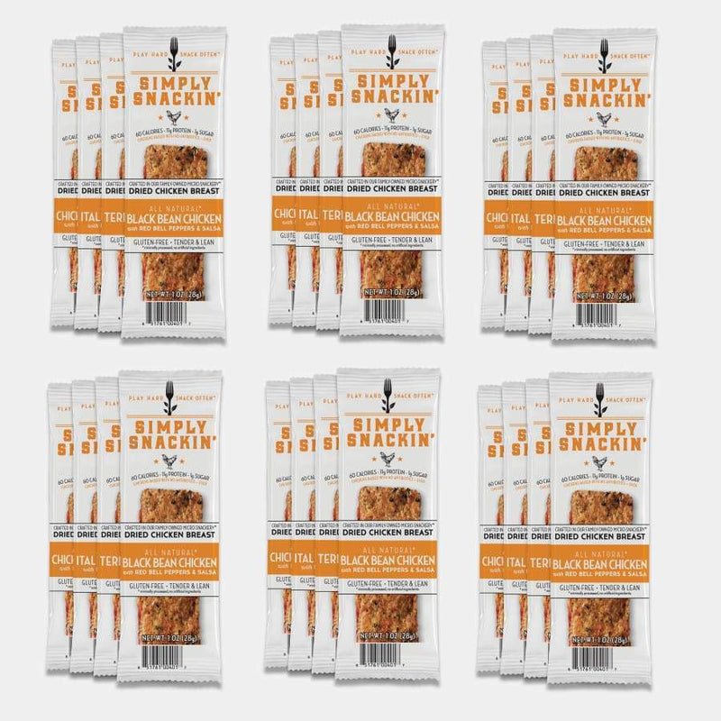 Simply Snackin' Chicken Protein Snack - Variety Pack - High-quality Meat Snack by Simply Snackin' at 