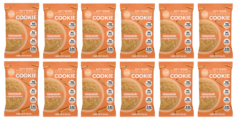 321Glo Soft Baked Collagen Cookies - Snickerdoodle - High-quality Cakes & Cookies by 321Glo at 