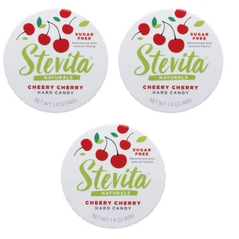 Stevita SteviaSweet Sugar-Free Hard Candy - Cherry - High-quality Candies by Stevita Naturals at 