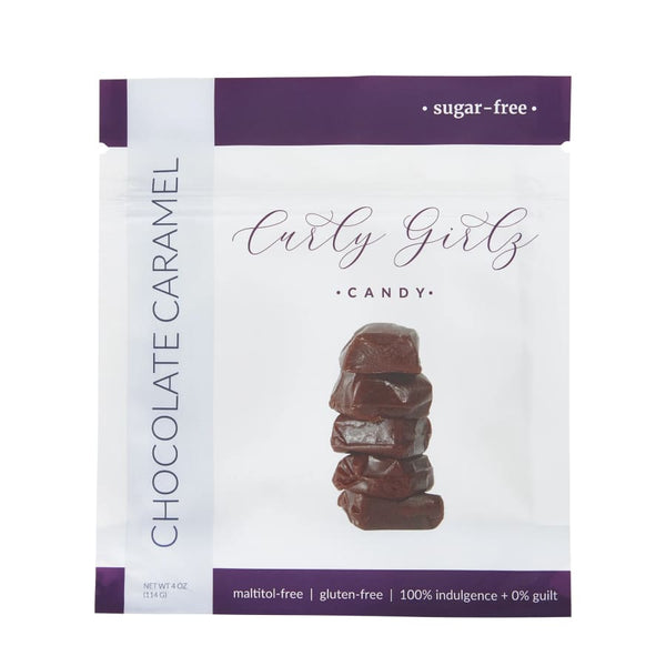 Sugar-Free Caramel Candy by Curly Girlz Candy - Chocolate - High-quality Candies by Curly Girlz Candy at 